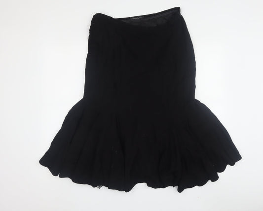 Principles Black Women's Skirt, Size 12, Viscose, Lined