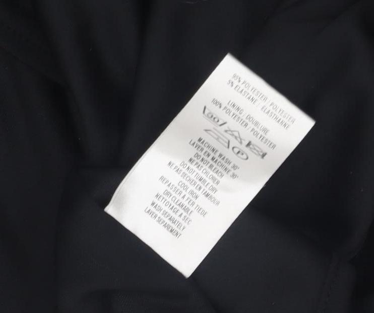 Minuet Petite Black Sleeveless Halter Dress, Size 12