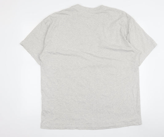 AllSaints Men's Grey Animal Graphic T-Shirt M