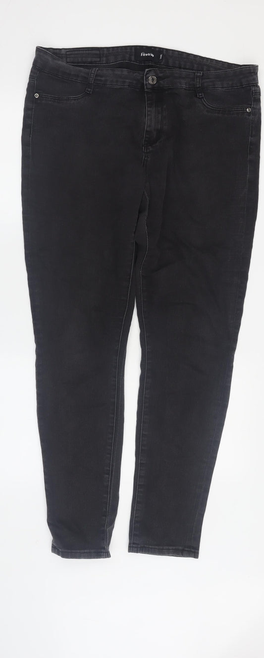 Firetrap Women's Black Skinny Jeans Size 14