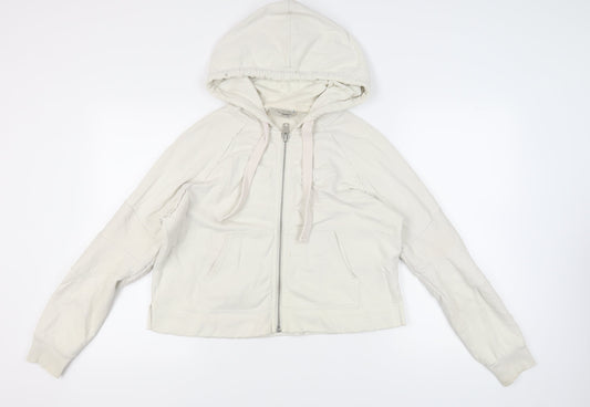 AllSaints Women's Ivory Full Zip Hoodie Size S
