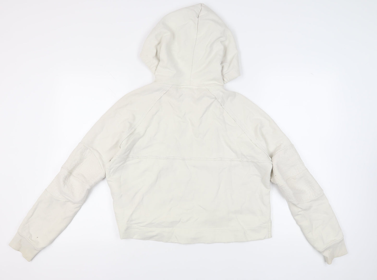 AllSaints Women's Ivory Full Zip Hoodie Size S
