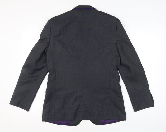 Benetti Men's Grey Blazer - 40R Regular Fit