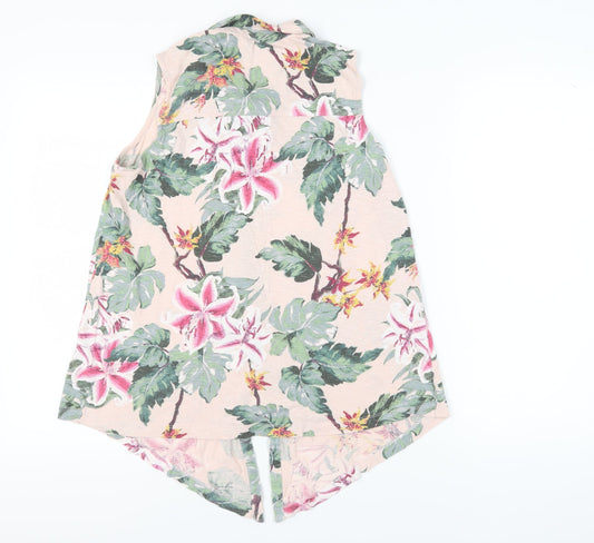 Fat Face Women's Multicoloured Floral Tunic Blouse Size 10