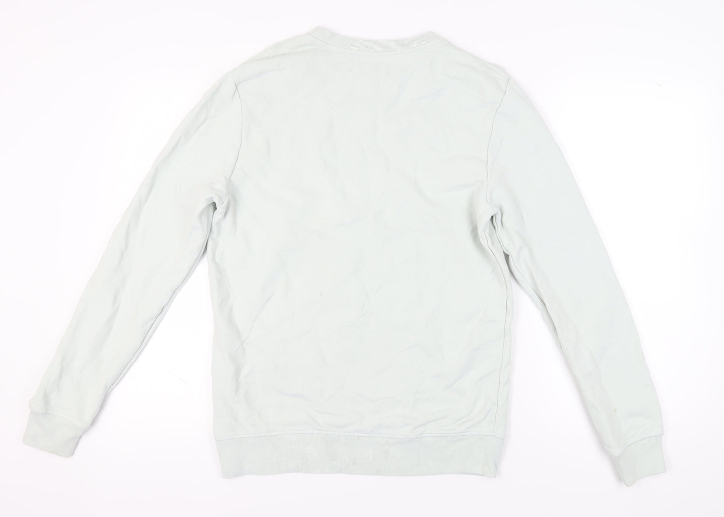 AllSaints Unisex White Pullover Sweatshirt - Small