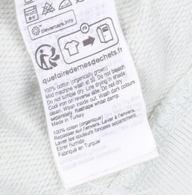 AllSaints Unisex White Pullover Sweatshirt - Small