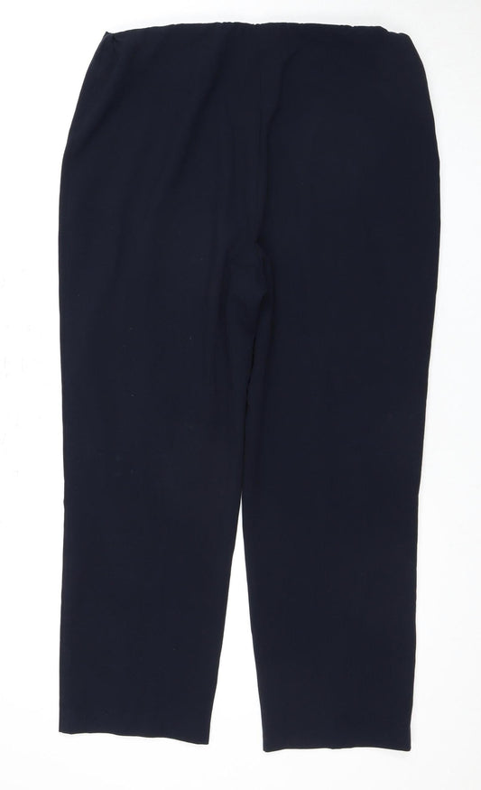 ISLE Essentials Women's Black Trousers Size 14 Regular