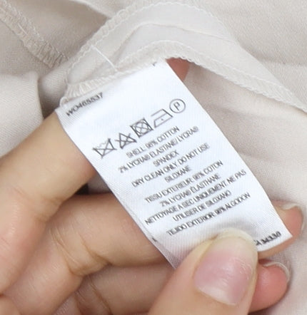 Brand and care label for French Connection Women's Beige Sheath Dress, size 12