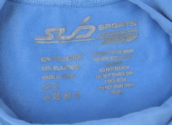 SLJ Women Blue Long Sleeve Performance Top L
