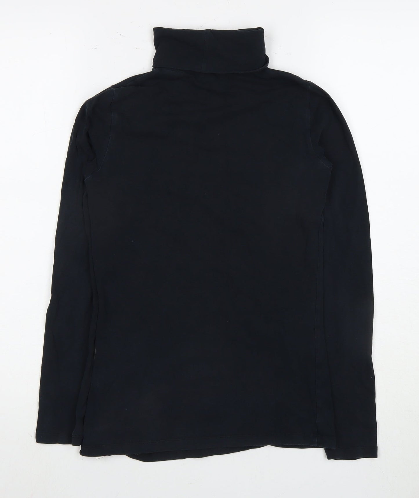 GAP Black Roll Neck Jersey Top Size S