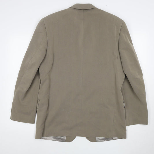 Remus Uomo Men's Beige Blazer Jacket Size 40R