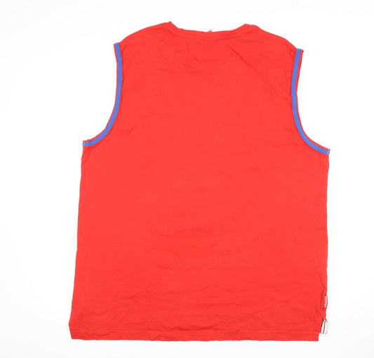 Slazenger Men's Red XL Sleeveless T-Shirt