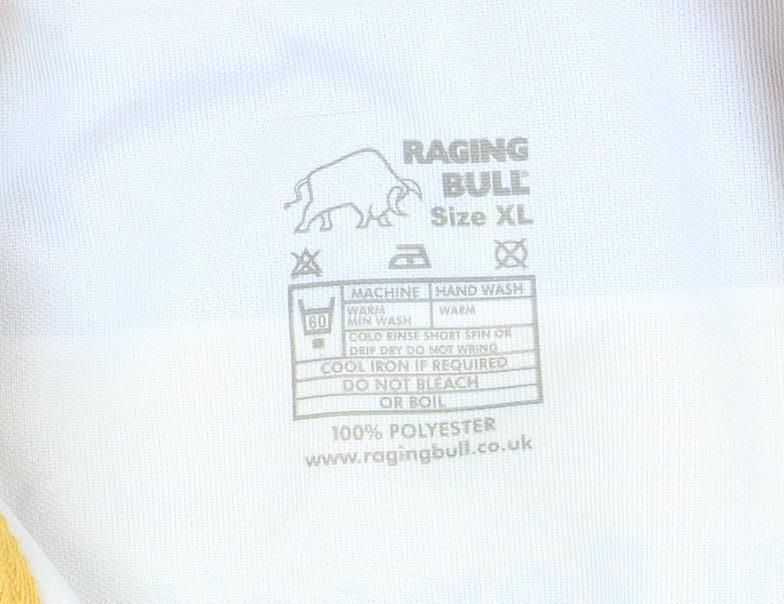 Raging Bull Men's Yellow Rugby Jersey XL