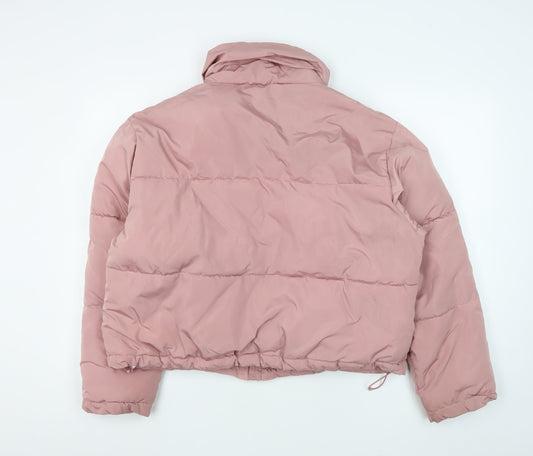 Everlast Women's Pink Puffer Jacket, Size 14, Winter Warmth