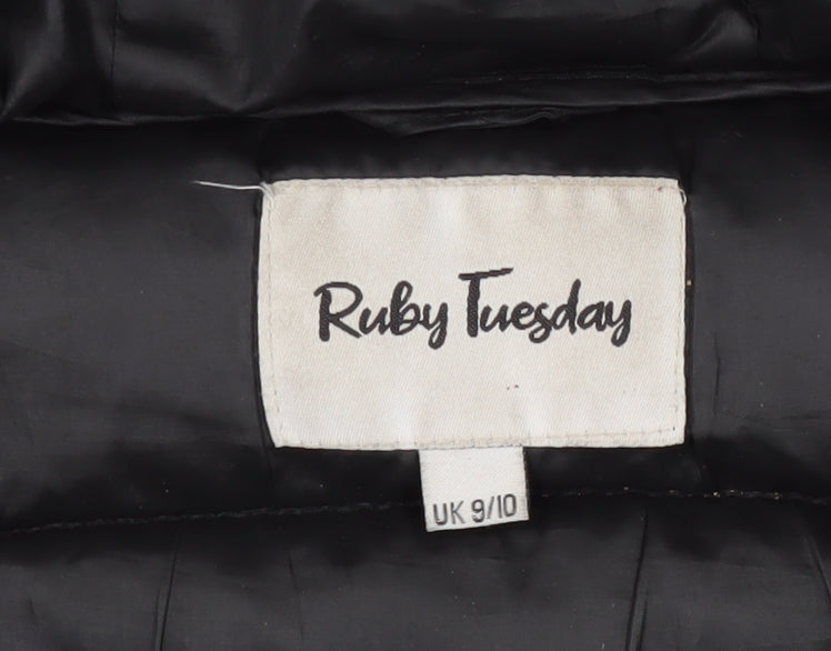 Additional view of Ruby Tuesday girls’ black puffer jacket 9/10 years