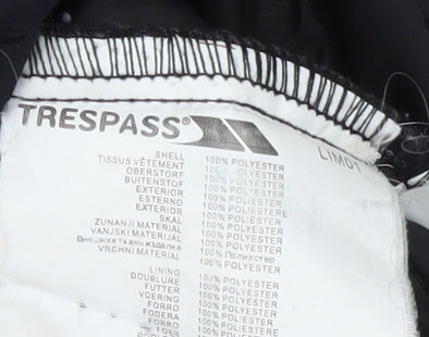Trespass Women's Black Quilted Jacket, Size XS, Belted