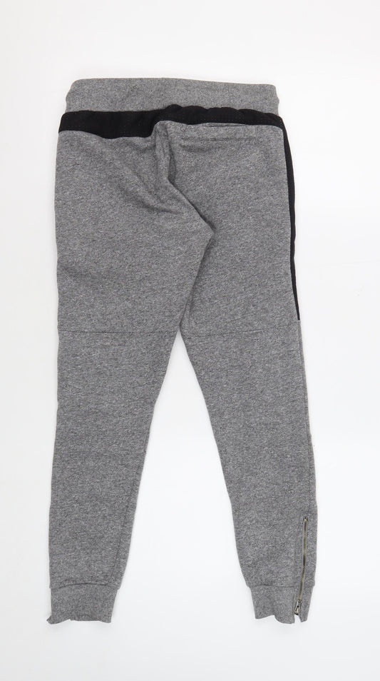 Rascal Boys Grey Jogger Trousers, Size L, Elastic Waist