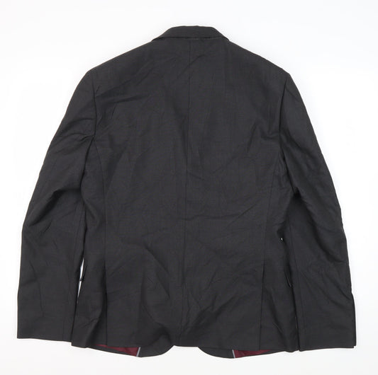 Marks and Spencer Men's Grey Blazer, 38 Short Length