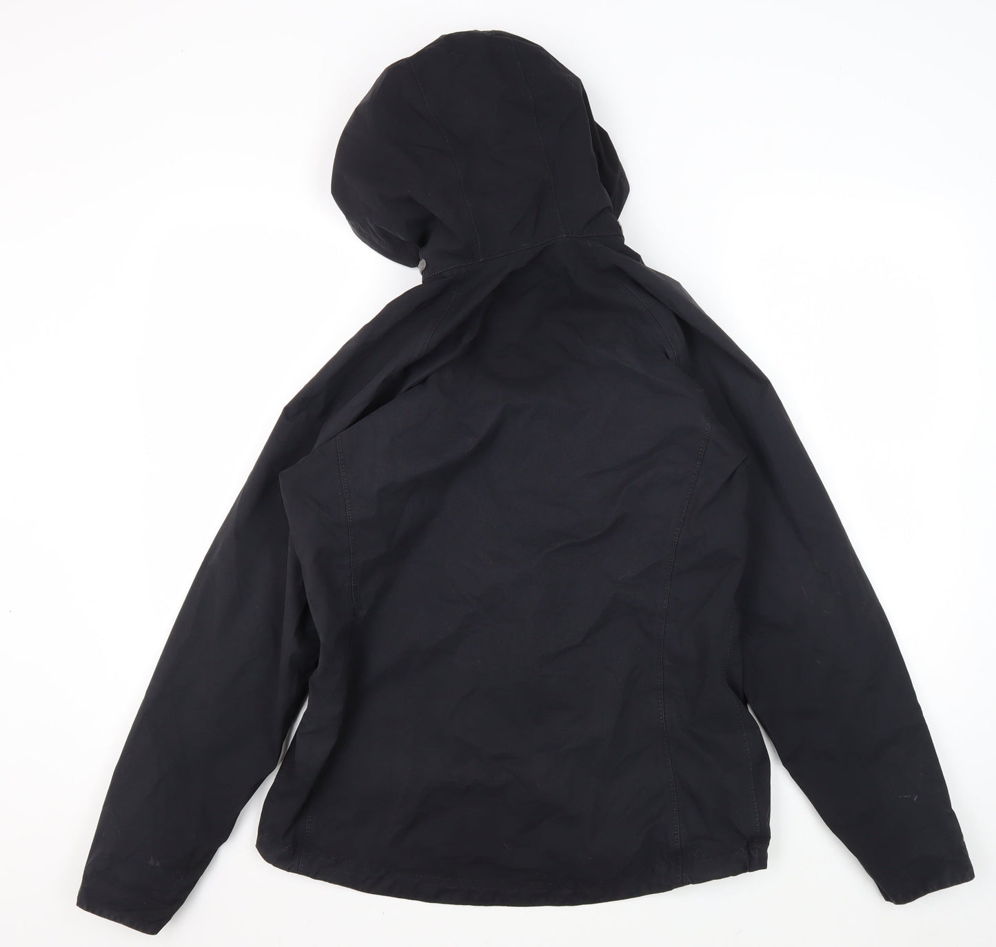 Berghaus Women's Black Mid-Length Hooded Jacket, Size 12