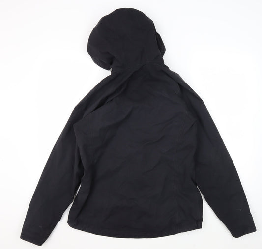 Berghaus Women's Black Mid-Length Hooded Jacket, Size 12