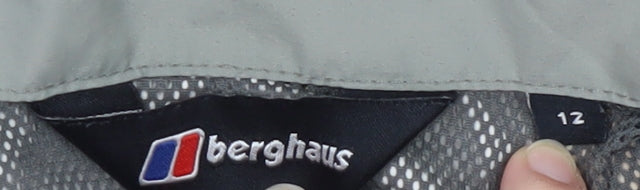 Berghaus Women's Black Mid-Length Hooded Jacket, Size 12