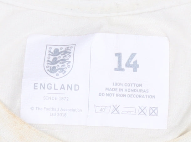 The FA Women's White T-Shirt Size 14