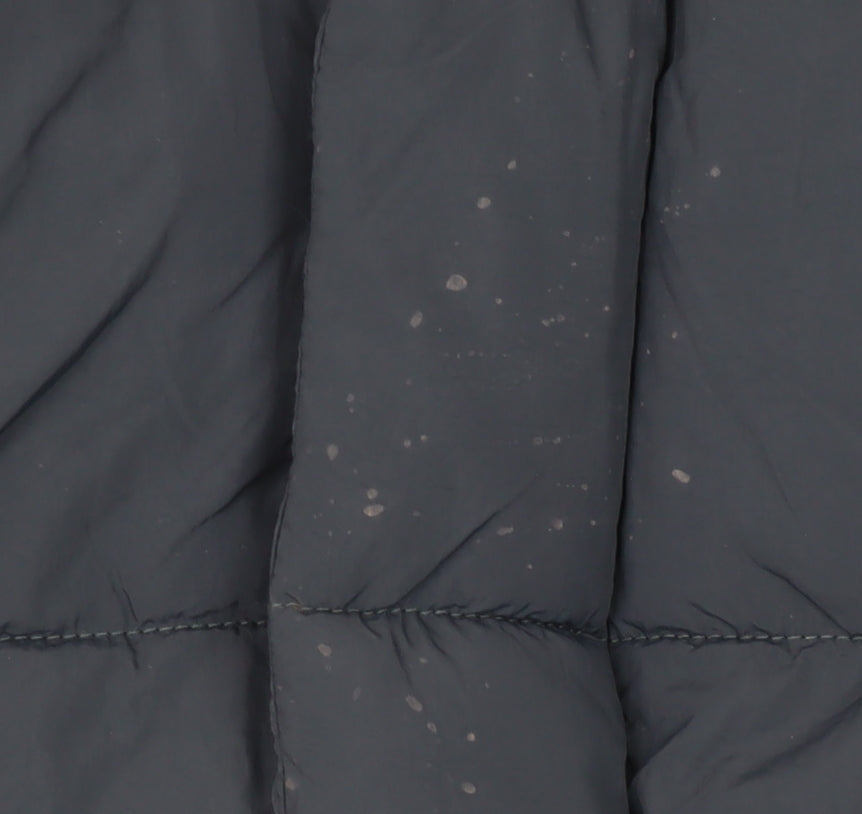 Additional view of Zara girls’ blue puffer jacket 8-9 years