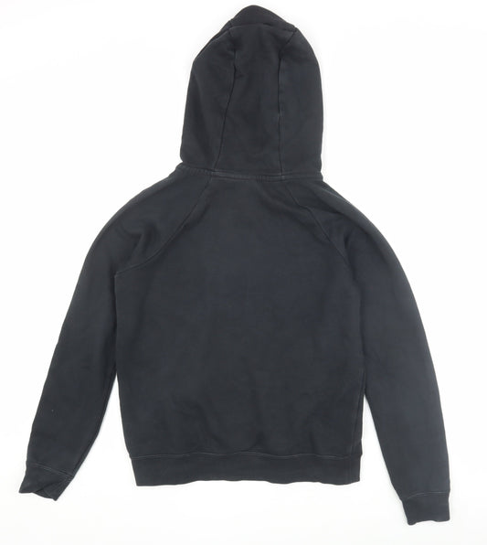 Nike Men's Black XS Pullover Hoodie, Logo Accents