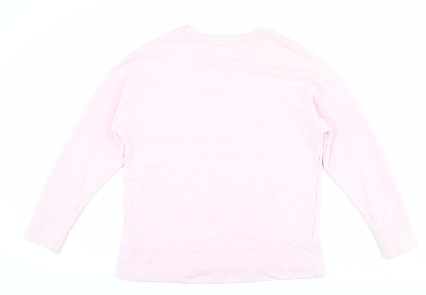 Emporio Armani Women's Pink Pullover Sweatshirt Size 14