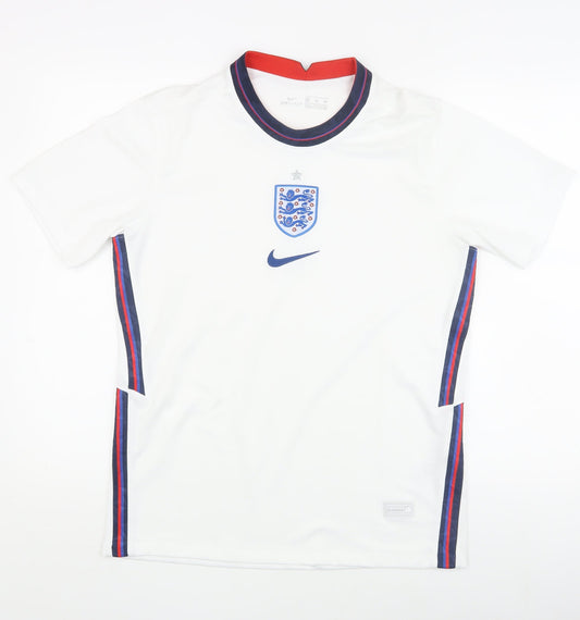 Nike Men's White Football Jersey T-Shirt M