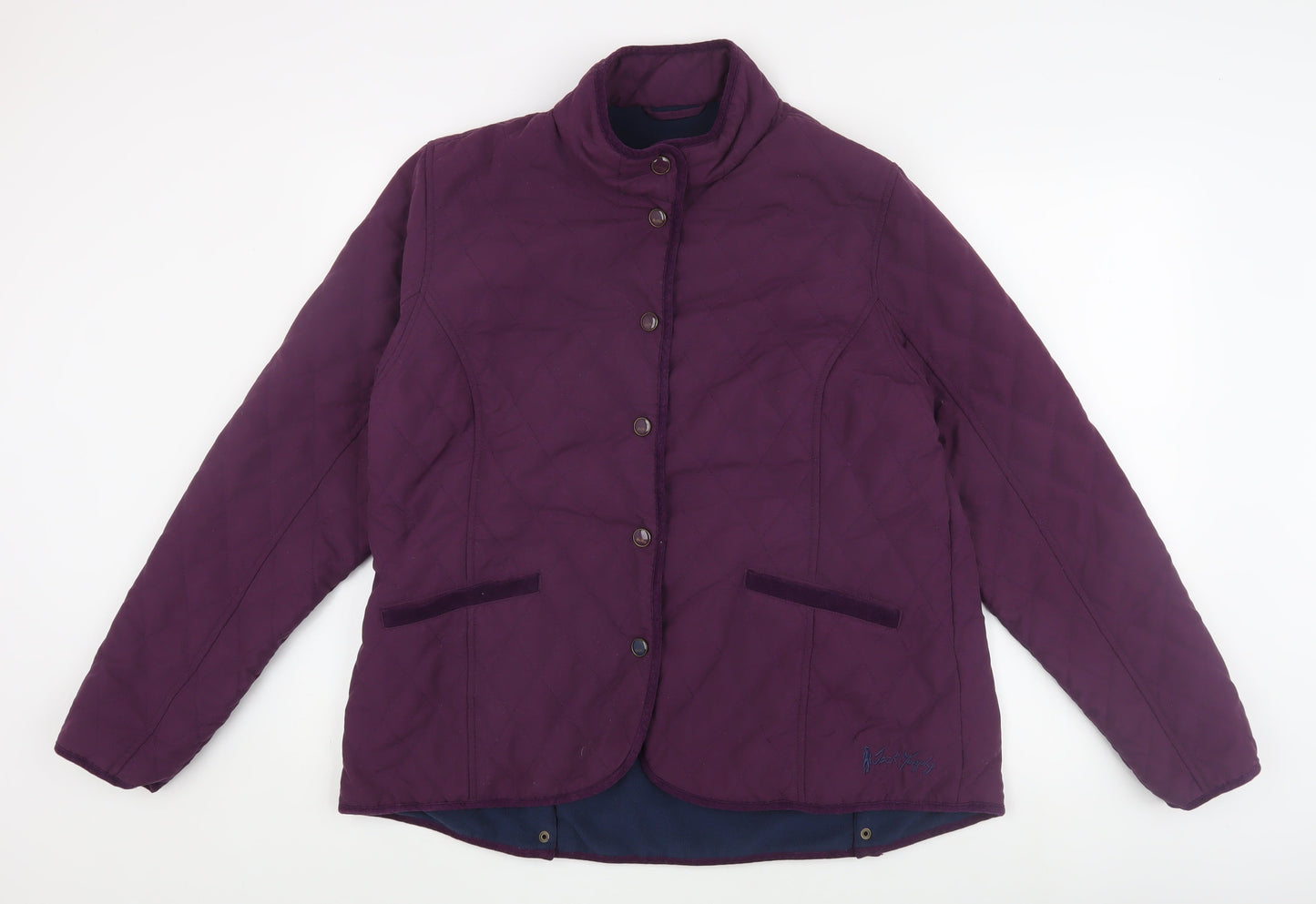 Jack Murphy Women's Purple Quilted Jacket Size 18
