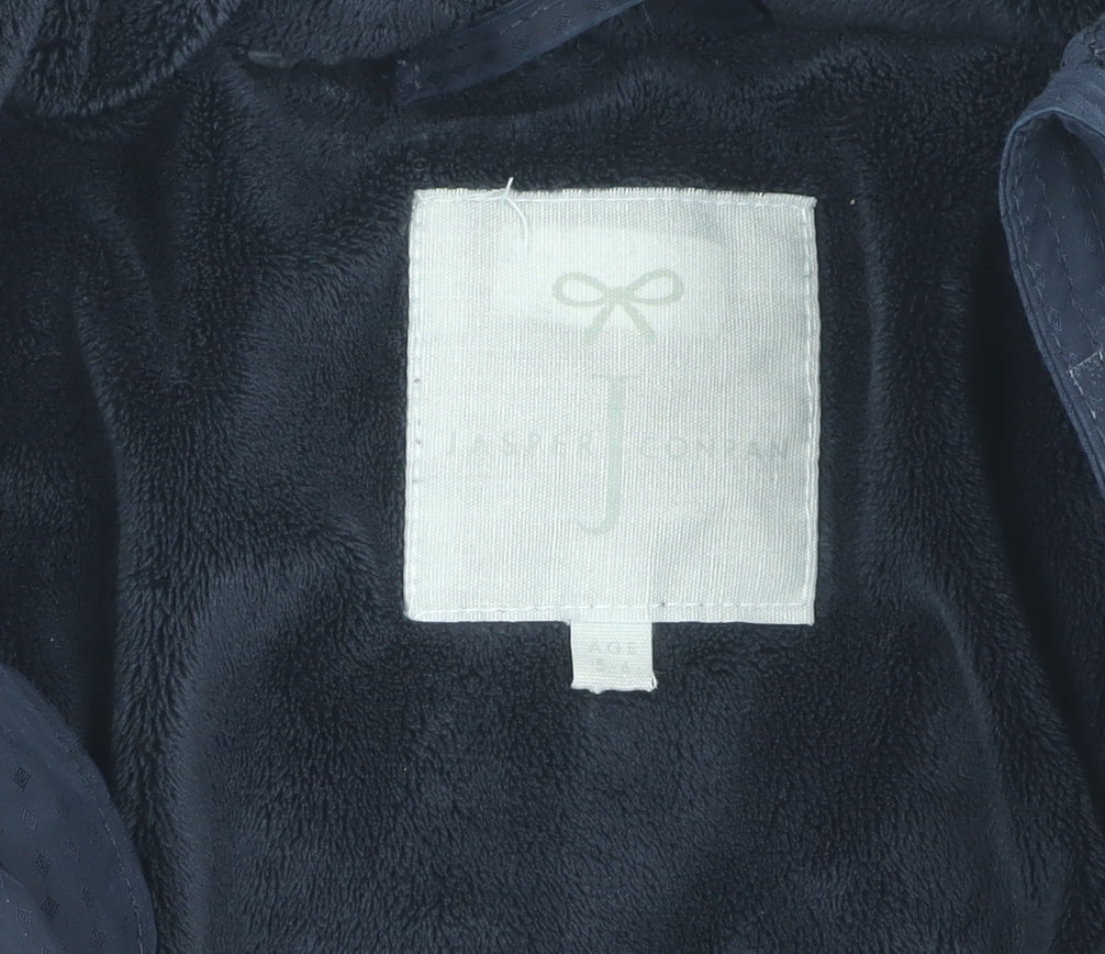 Additional view of Jasper Conran girls’ black puffer jacket age 5-6