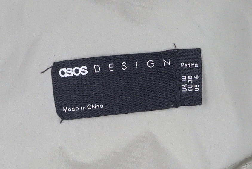 ASOS DESIGN Women’s Green Puffer Jacket Size 38