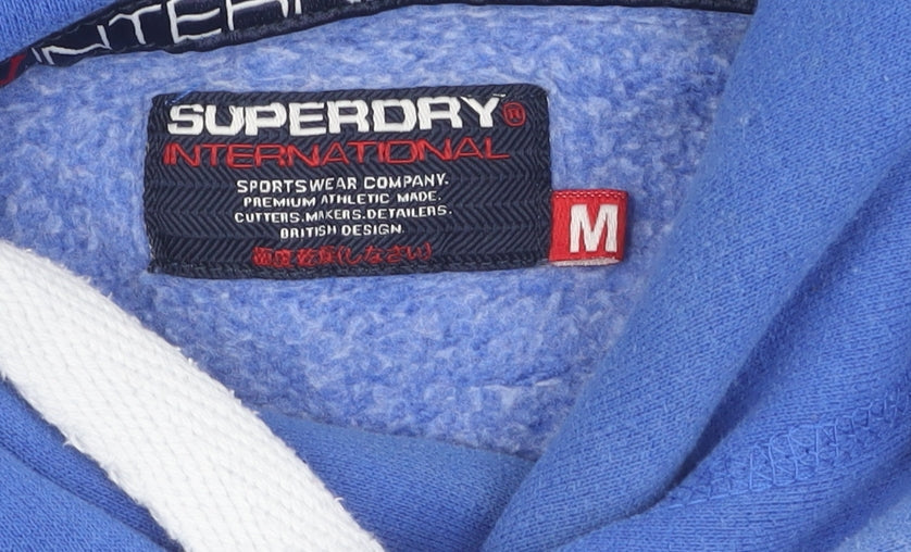 Superdry Men's Blue Pullover Hoodie M