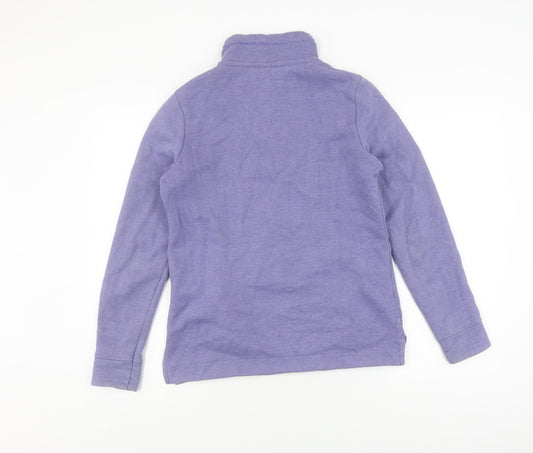 Weird Fish Women's Purple Pullover Sweatshirt, Size 10
