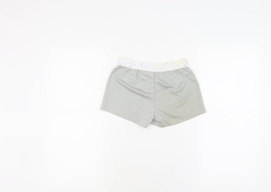Nike Girls Athletic Grey Shorts - Size 6-7 Years