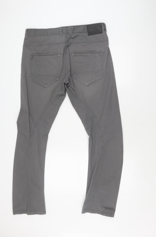Jack & Jones Men's Grey Chino Trousers, Size 36