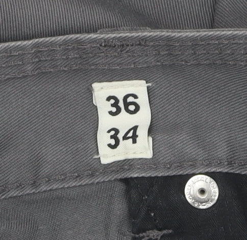 Jack & Jones Men's Grey Chino Trousers, Size 36