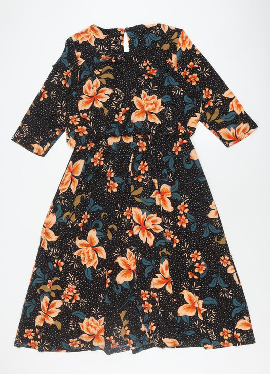 Anthology Women’s Multicoloured Floral Dress Size 18