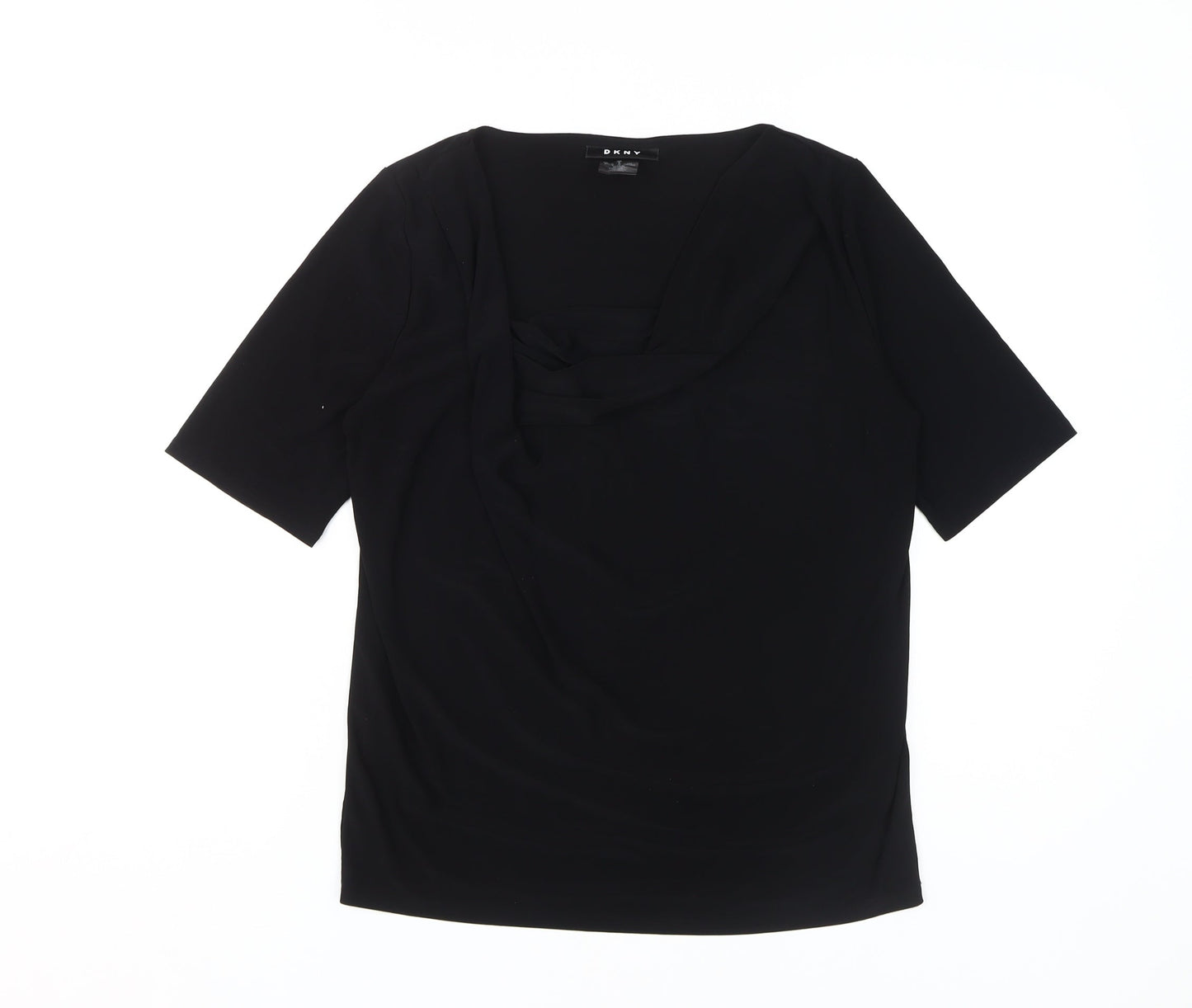 DKNY Women's Black S T-Shirt, Short Sleeve, Casual Wear