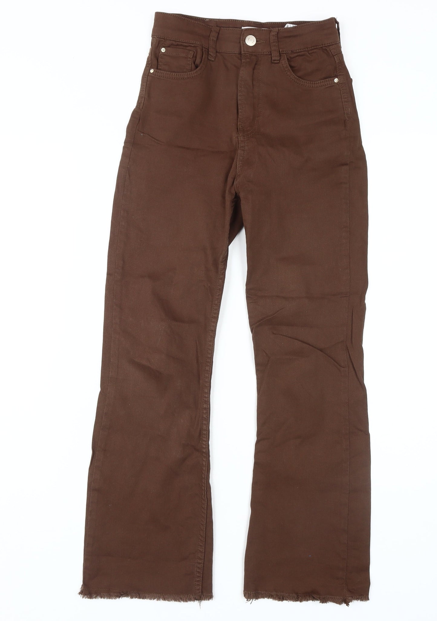 Stradivarius Women's Brown Straight Jeans Size 6