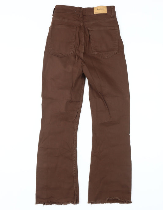 Stradivarius Women's Brown Straight Jeans Size 6