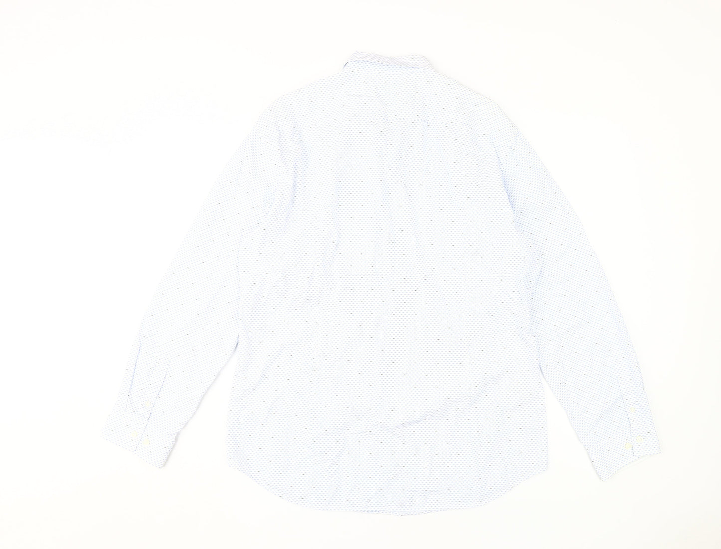 BOSS Men's Blue XL Slim Fit Dress Shirt