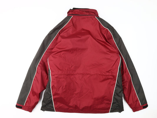 Snowdonia Men's Red Puffer Jacket, Size L - Winter Wear
