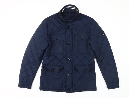Tommy Hilfiger Blue Quilted Jacket S Unisex