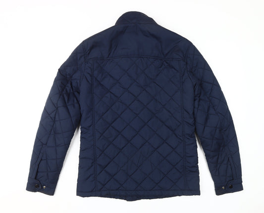Tommy Hilfiger Blue Quilted Jacket S Unisex