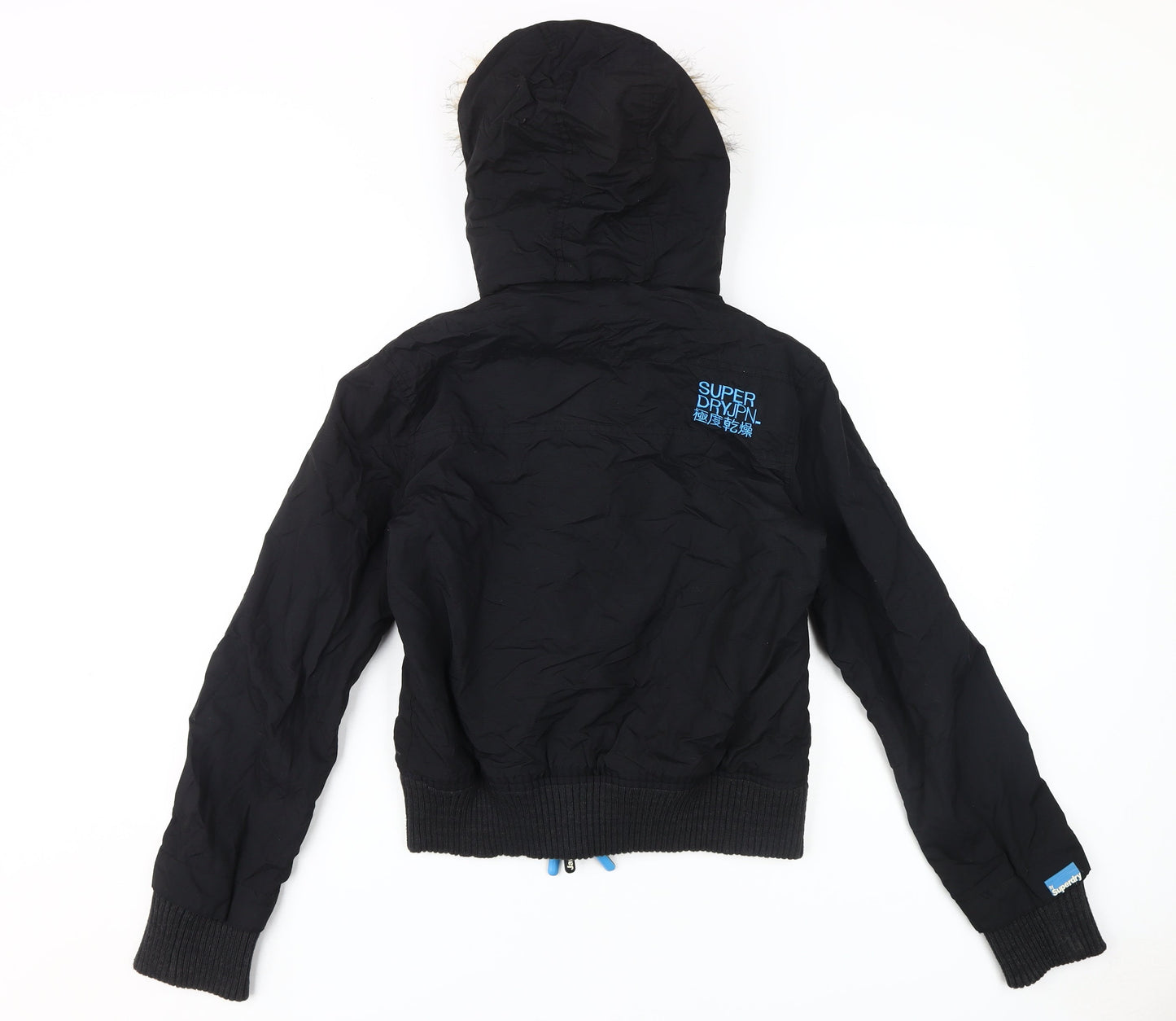 Superdry Women's Black Bomber Jacket, M, Urban Style