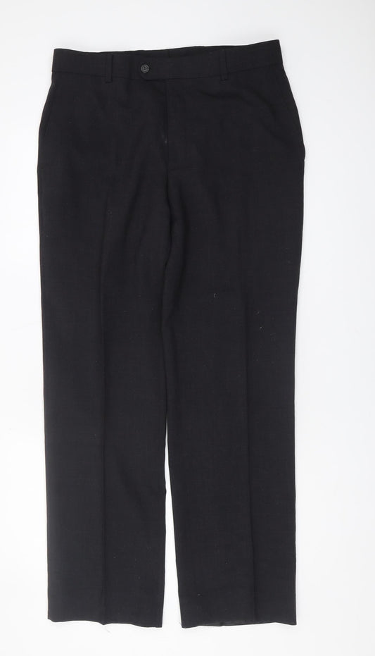 Tom English Men's Black Dress Pants 34R