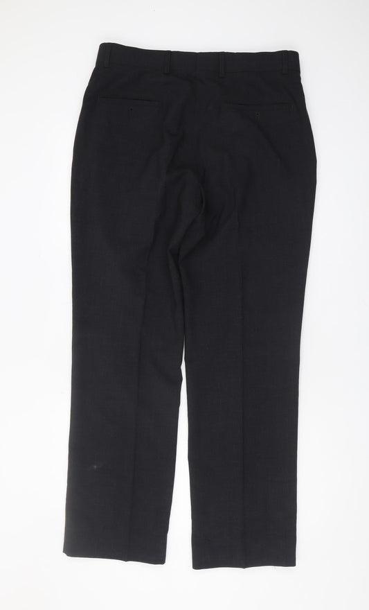 Tom English Men's Black Dress Pants 34R