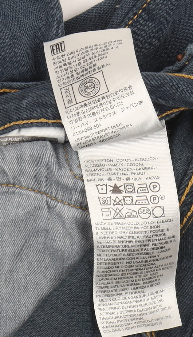 Levi's Men's Blue Straight Jeans W33 L30